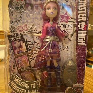 Monster High Doll in Purple and Pink Ensemble